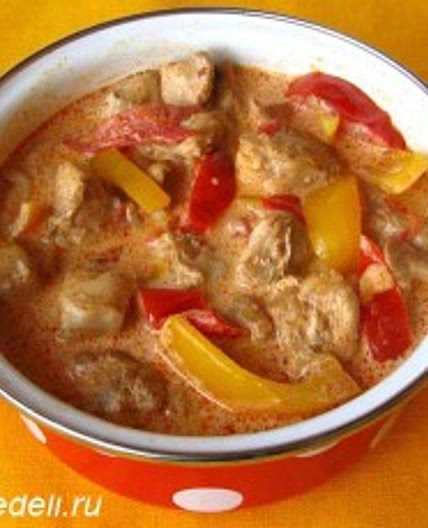 Паприкаш из курицы