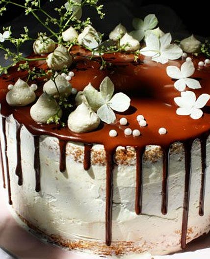 Chocolate ganache drip cake