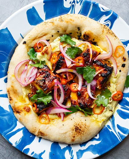 Sticky Mango Paneer Kebabs