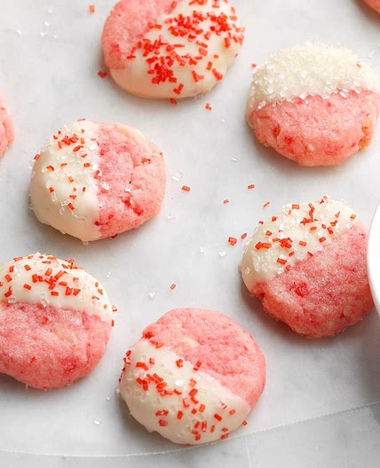 Dipped Cherry Cookies
