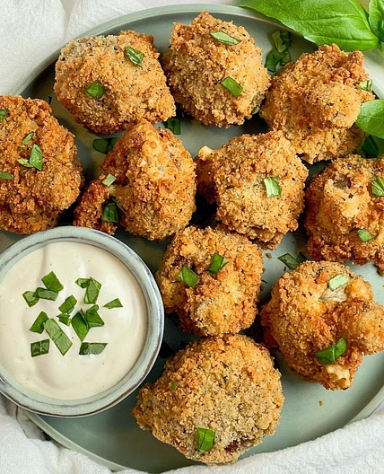 Vegan Breaded Mushrooms