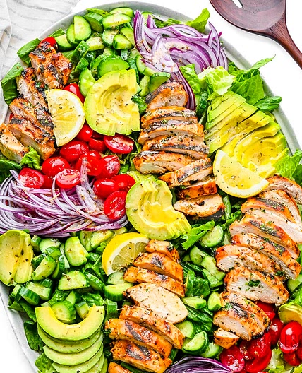 Grilled Chicken Salad (Easy In 30 Minutes!)