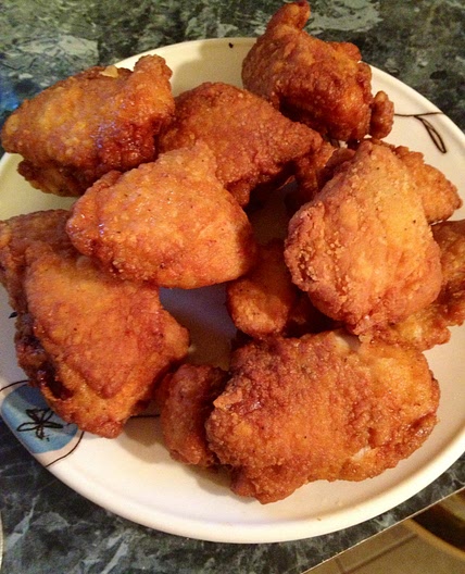 How to make chicharron de pollo(chicken crackling)