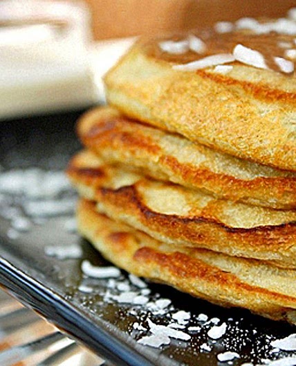 Homemade Coconut Pancakes Recipe