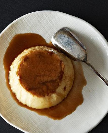 Flans with Muscovado Sauce