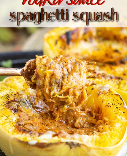 VODKA SAUCE SPAGHETTI SQUASH BOATS