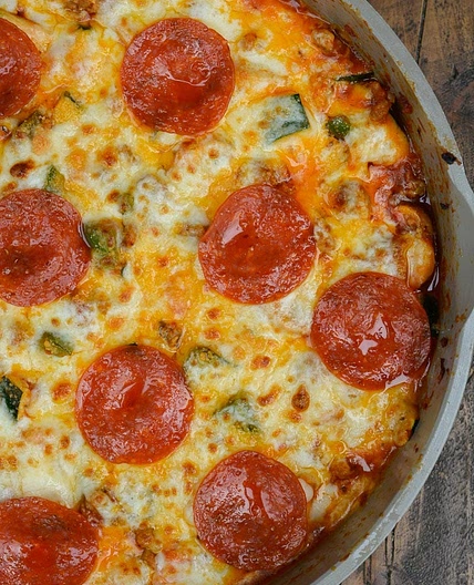 Keto Pizza Skillet