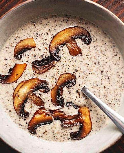 Keto Cream of Mushroom Soup