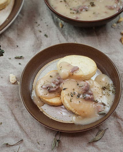 Vegan Gluten-Free Biscuits And Gravy
