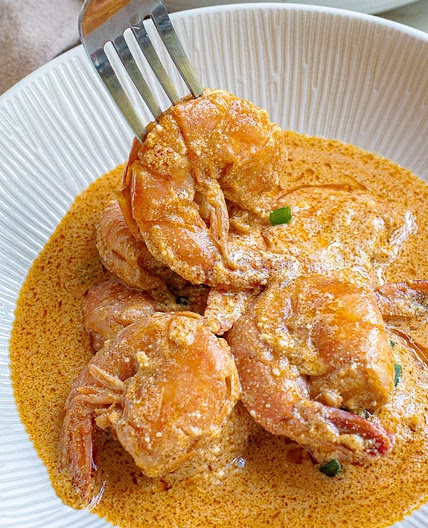 Creamy Barbeque Shrimp