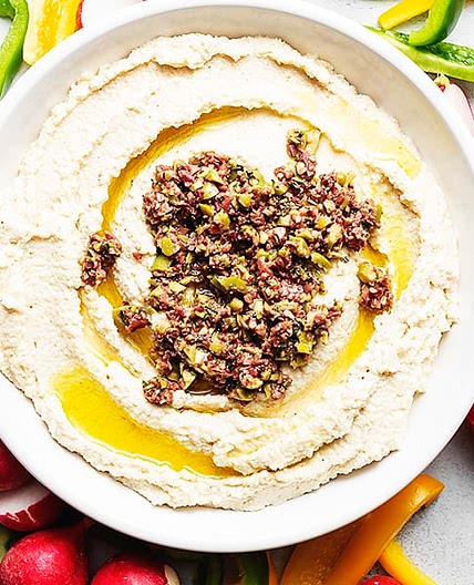 Easy Keto Cauliflower Hummus - 4 Net Carbs!