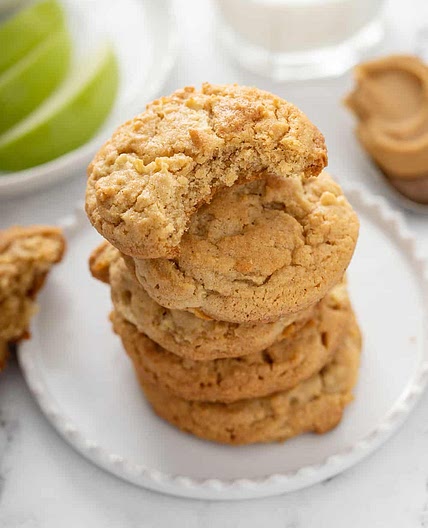 Apple Peanut Butter Cookies