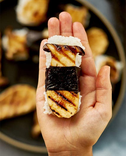 Grilled Mushroom Vegan Sushi