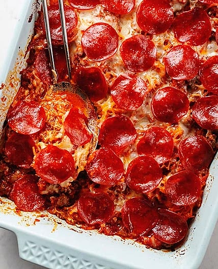 Meat Lovers Spaghetti Squash Casserole