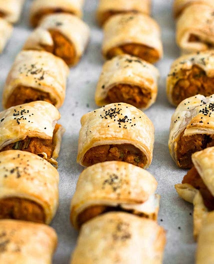 Sweet Potato Sausage Rolls