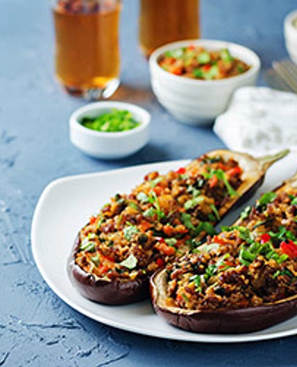 Vegan Stuffed Eggplants