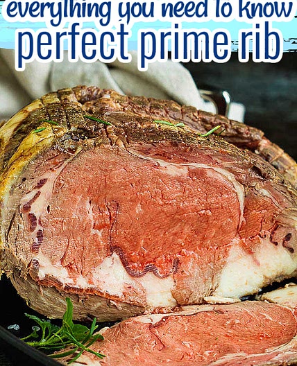 BONELESS PRIME RIB ROAST WITH AU JUS