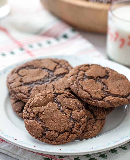 Mexican Hot Chocolate Cookies