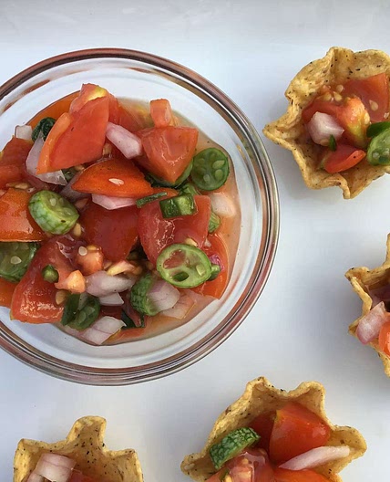 Tomato and Cucamelon Salsa