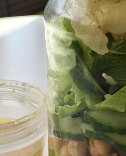 Chickpea & Chicken Salad with Mustard Dressing