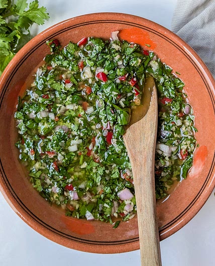 Chimichurri with Cilantro