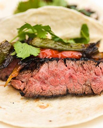 Mole-Crusted Fajitas Recipe