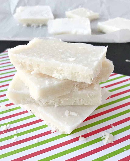 Peppermint Coconut Fudge