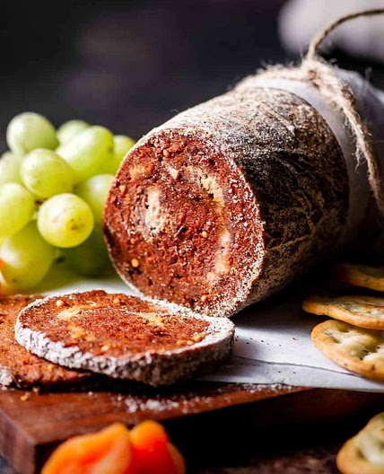 Homemade Vegan Salami