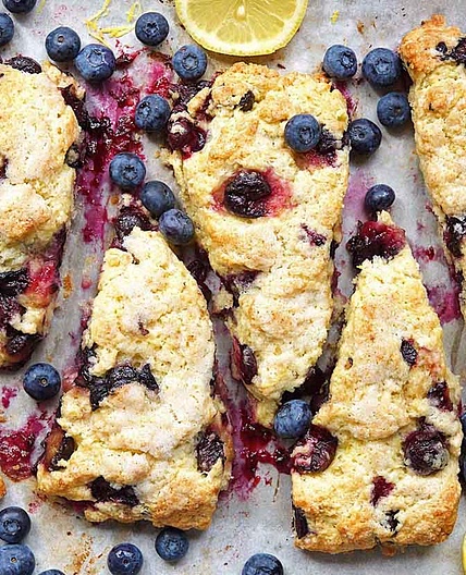 Lemon Blueberry Scones