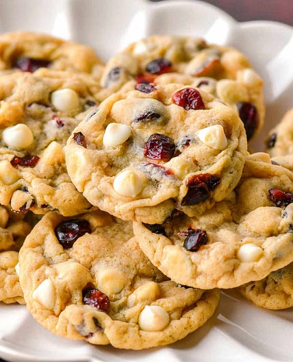 White Chocolate Cranberry Cookies