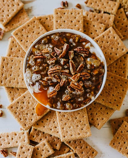 No Bake Pecan Pie Dip with Cream Cheese