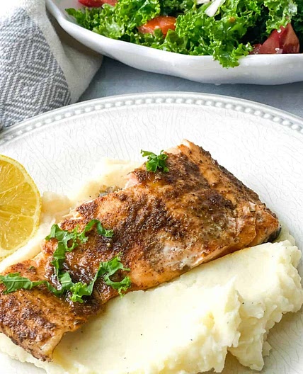 Blackened Baked Salmon