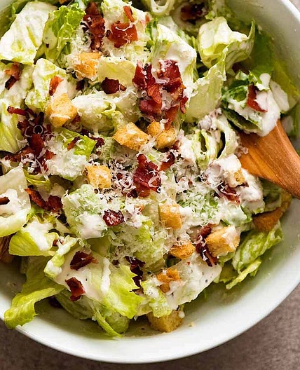 Caesar Salad - with homemade Caesar Salad Dressing