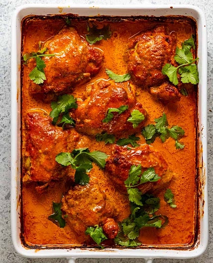One-pan Baked Butter Chicken