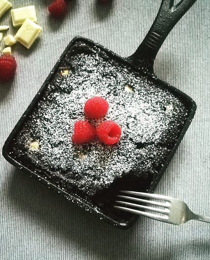 Camping Brownies aus der Pfanne