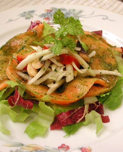 연어까르파치오