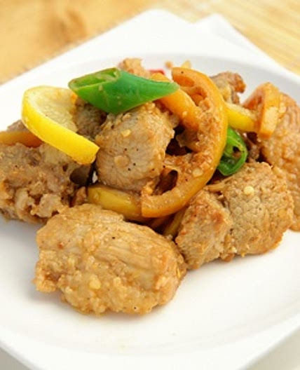 돼지갈비레몬찜