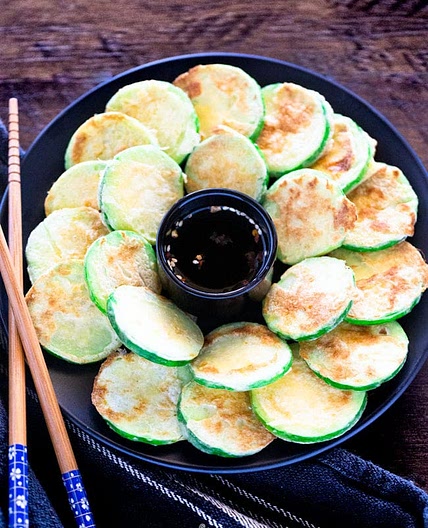 Pan Fried Korean Zucchini (Hobak Jeon)