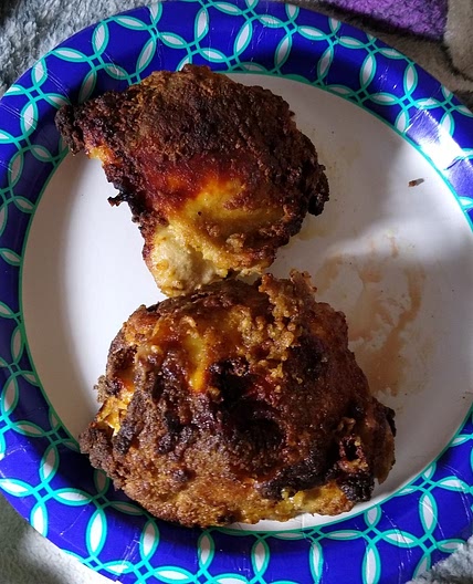 Air-Fryer Fried Chicken Thighs