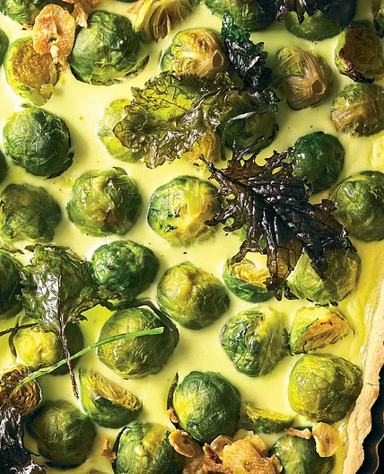 Rosenkohl-Wasabi-Tarte