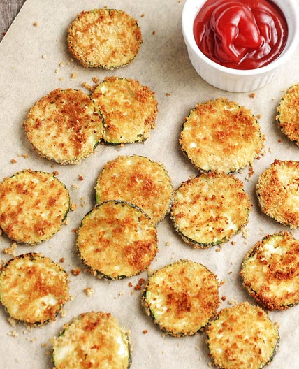 Air-Fried Ranch Zucchini Chips