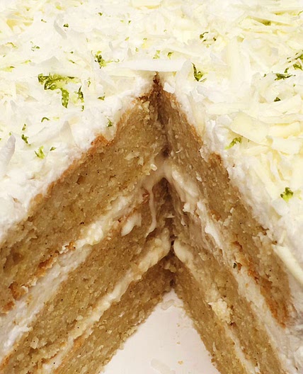 Layer cake coco et citron vert