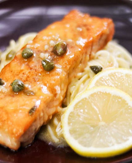 Quick Salmon Piccata