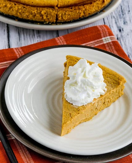 Sugar-Free Pumpkin Cheesecake Pie