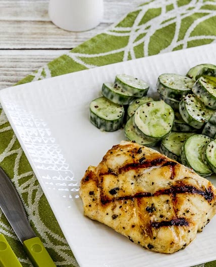 Grilled Cod with Garlic, Basil, and Lemon