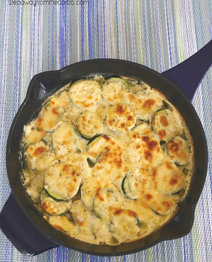 Low Carb Scalloped Zucchini