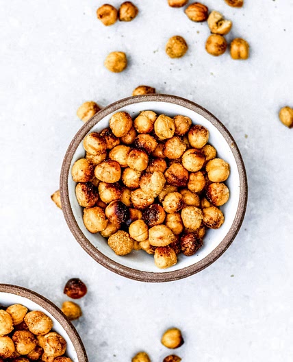 Cheesy Roasted Chickpeas