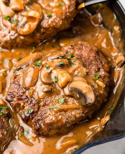 Hamburger Steak (with gravy)