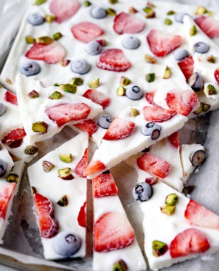 Frozen Yogurt Bark