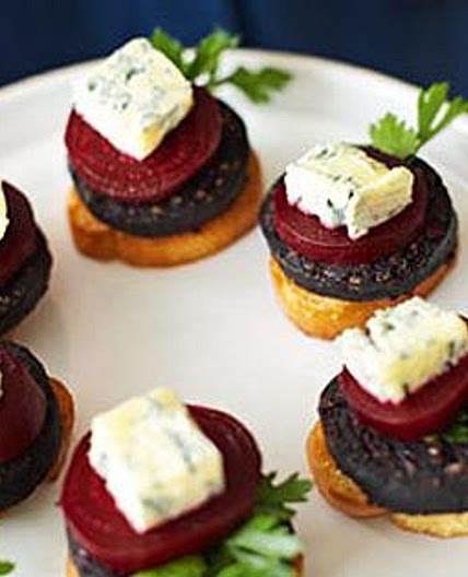 Black pudding toasts